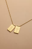 José Gregorio Hernández Devotional Scapular Necklace – Gold Stainless Ste