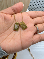 Scapular Necklace - Gold Stainless Steel
