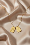 Divina Pastora Faith Scapular Necklace – Gold Stainless Steal