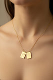 Divina Pastora Faith Scapular Necklace – Gold Stainless Steal