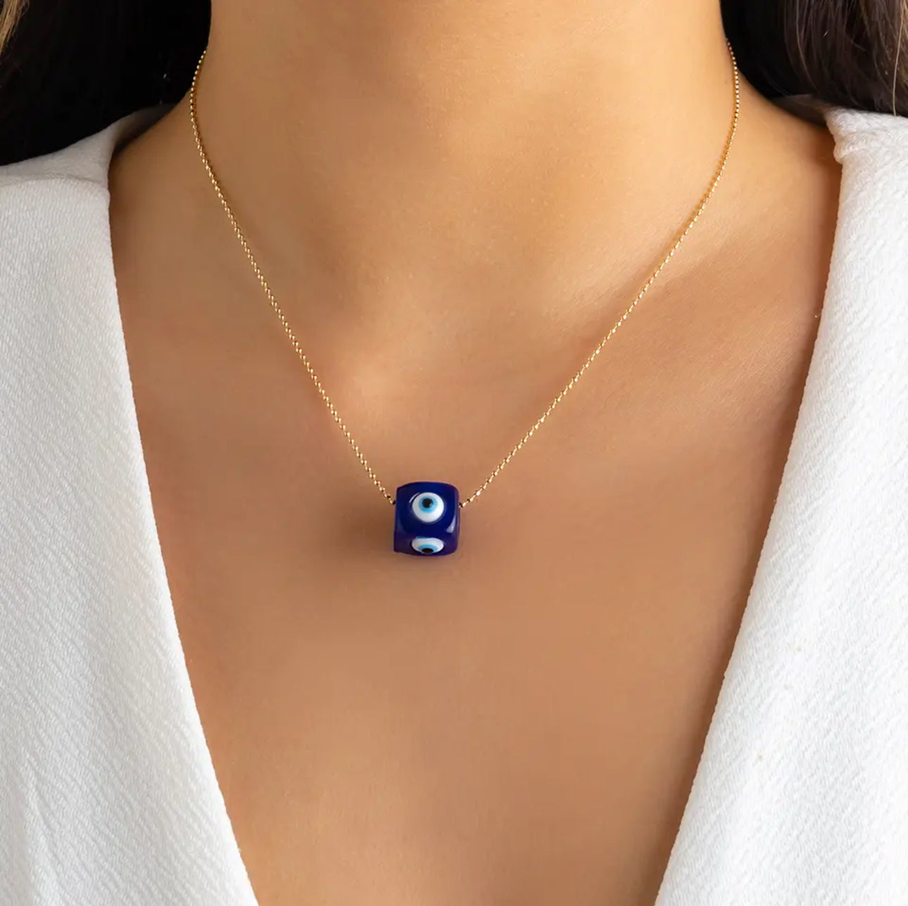 Evil eyes necklace