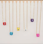 Evil eyes necklace