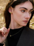 Turquoise Sky Set – Gold Stainless Steel Necklace & Earrings