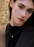 Turquoise Sky Set – Gold Stainless Steel Necklace & Earrings