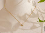 Moon Solitaire Necklace