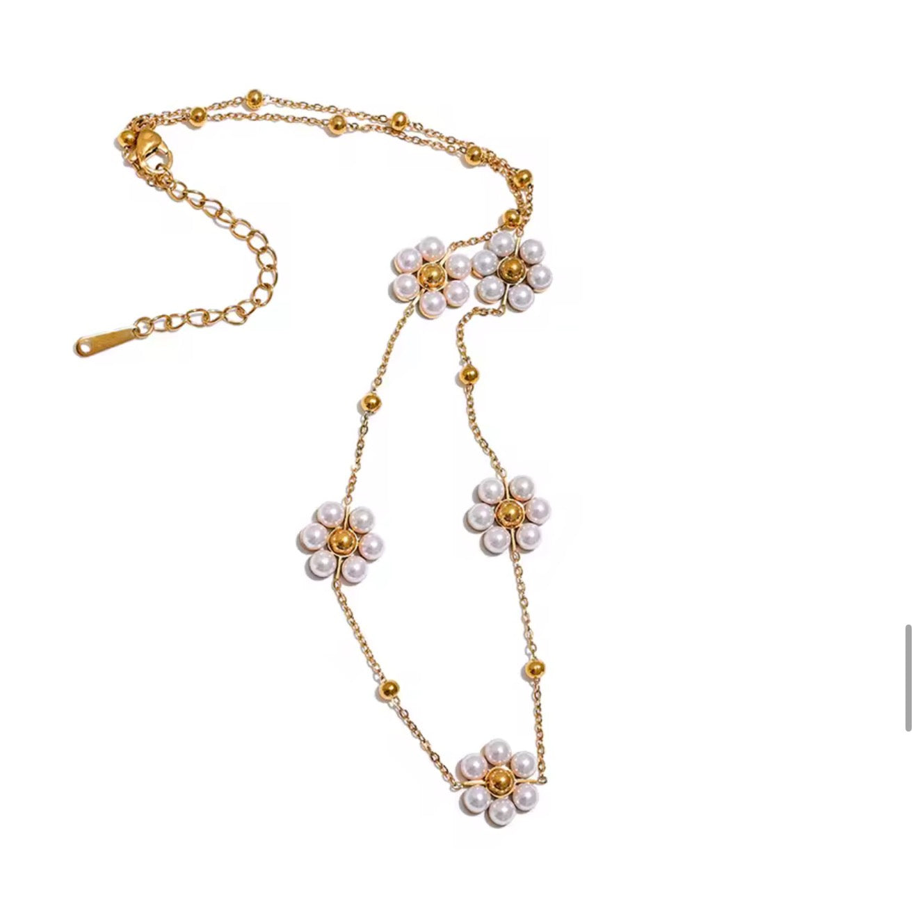 Pearl Blossom Necklace