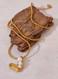 Pearl Heart Necklace
