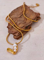 Pearl Heart Necklace