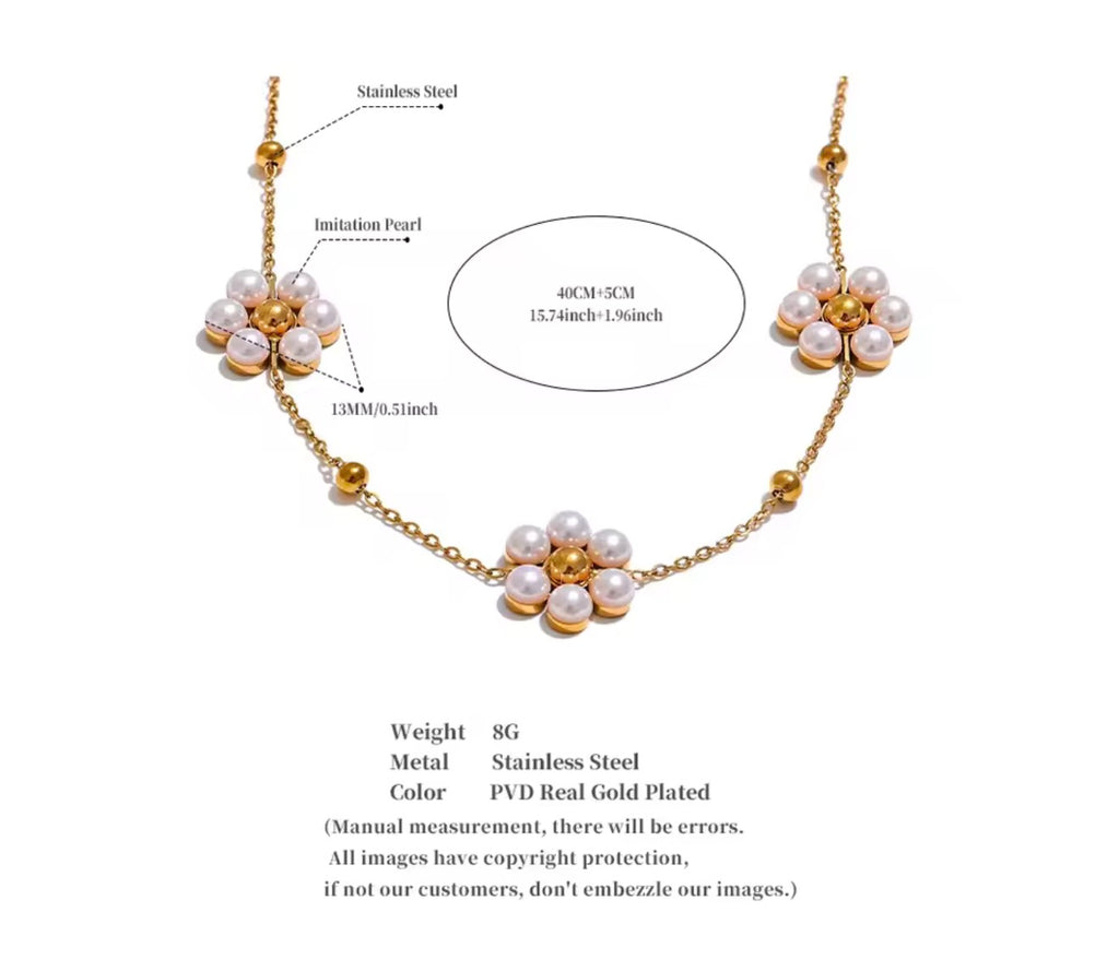 Pearl Blossom Necklace