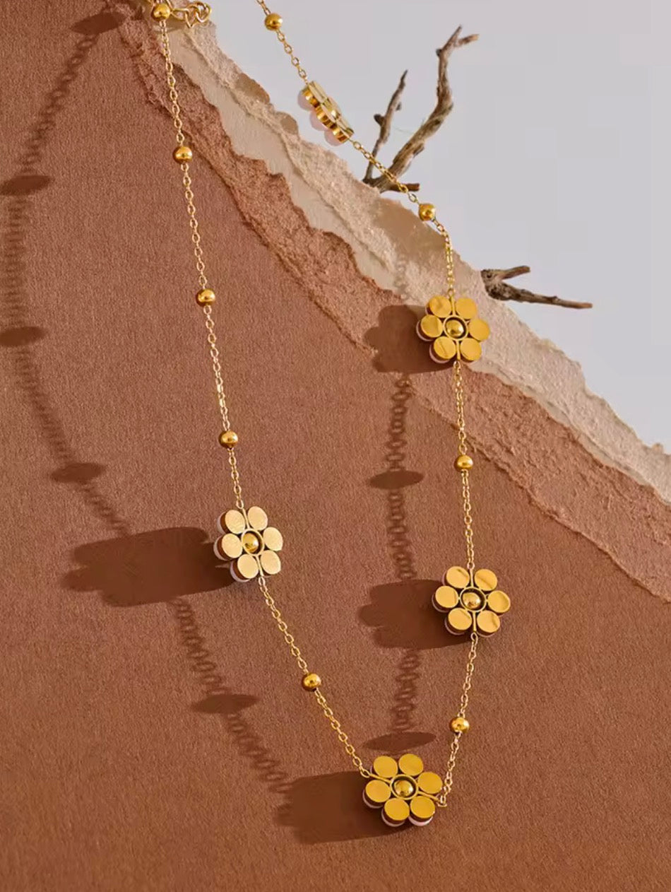 Pearl Blossom Necklace