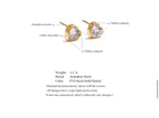 Amour Heart Stud Earrings