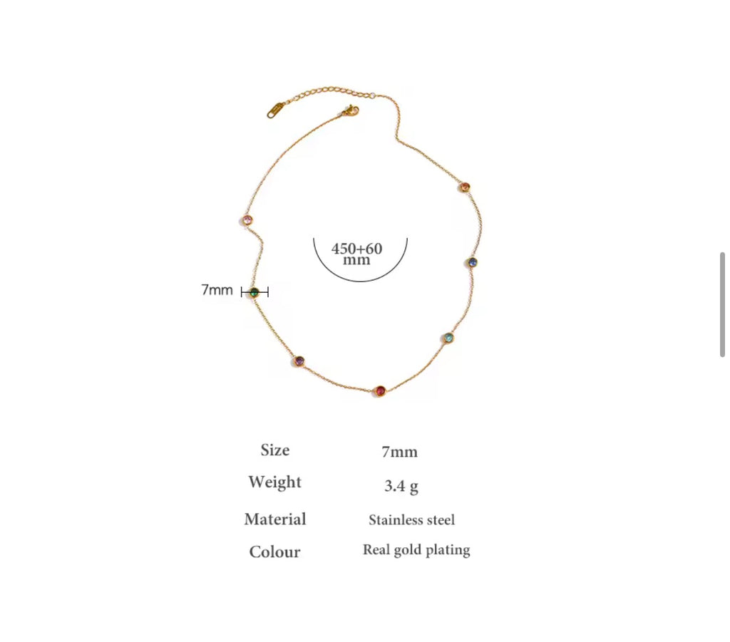 Celeste Station Necklace
