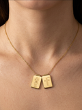 José Gregorio Hernández Devotional Scapular Necklace – Gold Stainless Ste