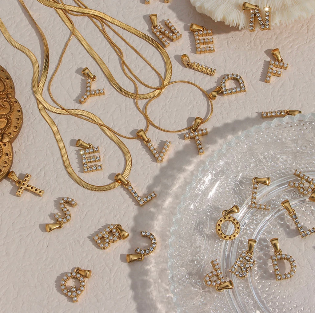 INITIALS IN PEARLS