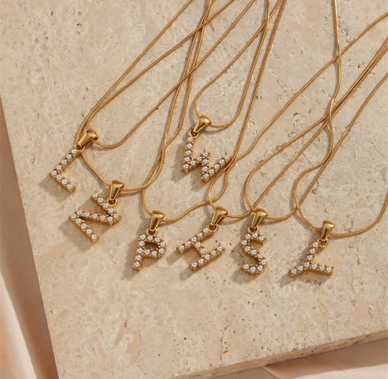 INITIALS IN PEARLS