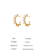 Pearl Hoops