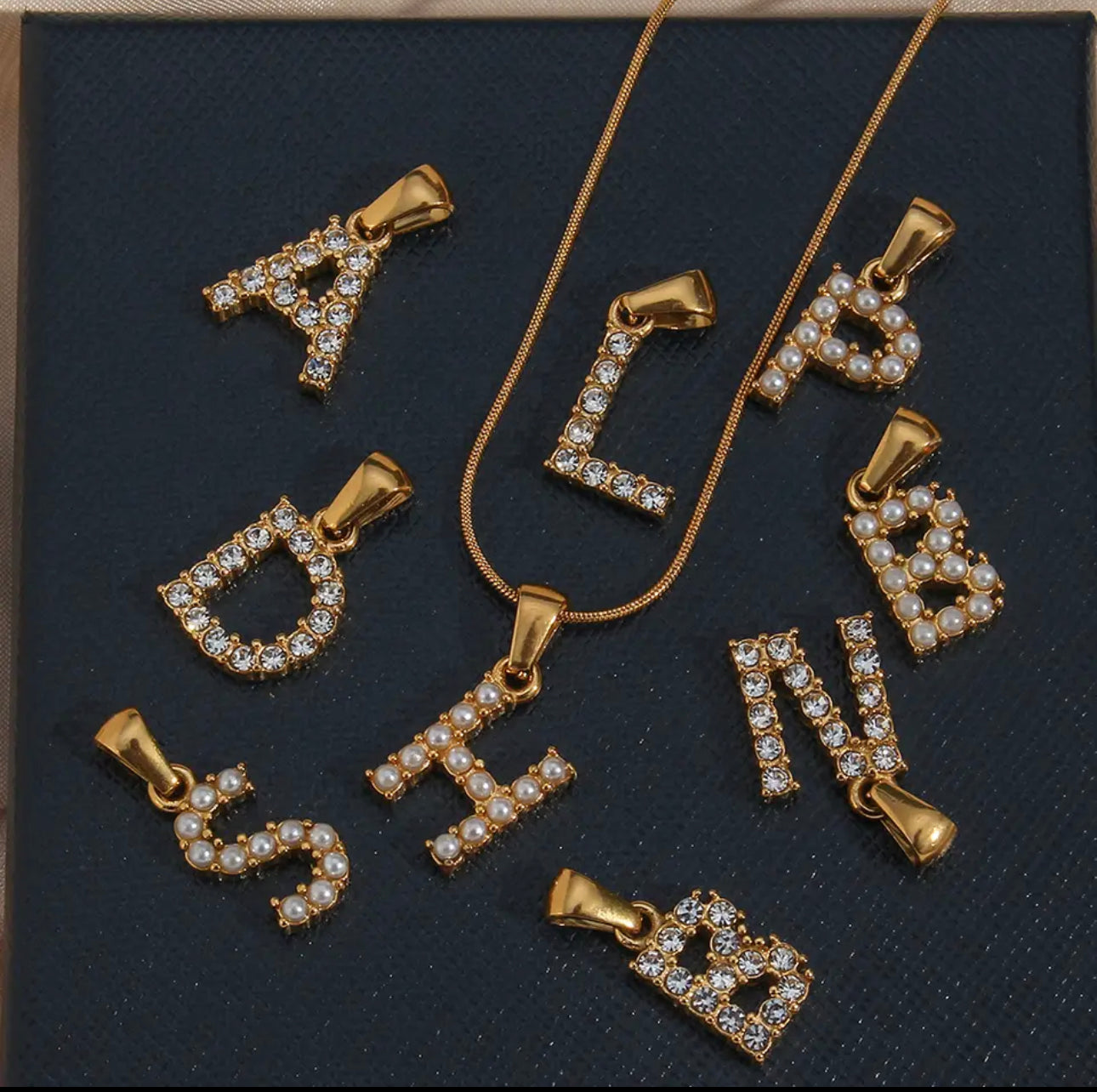 INITIALS IN PEARLS