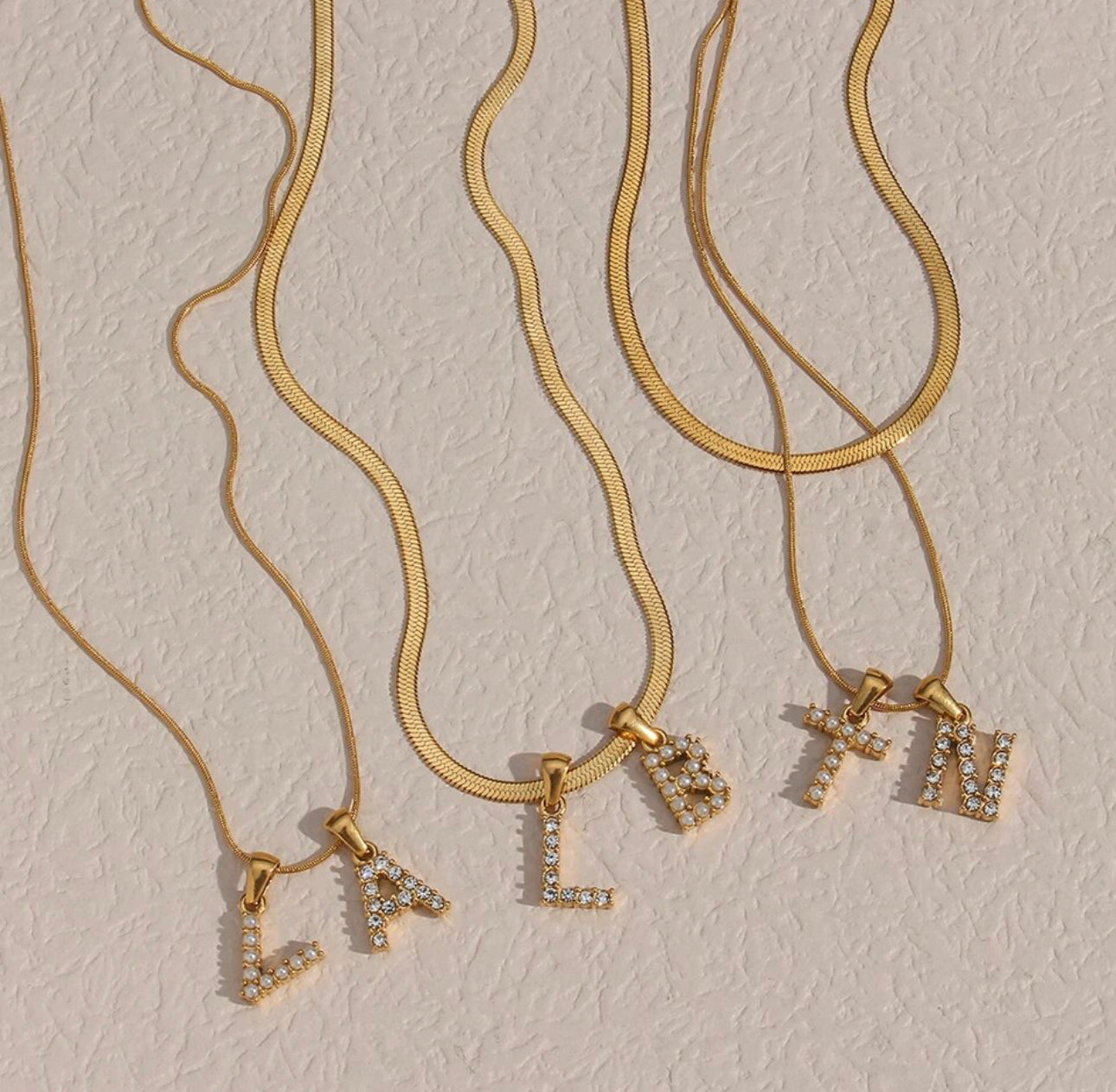 INITIALS IN PEARLS