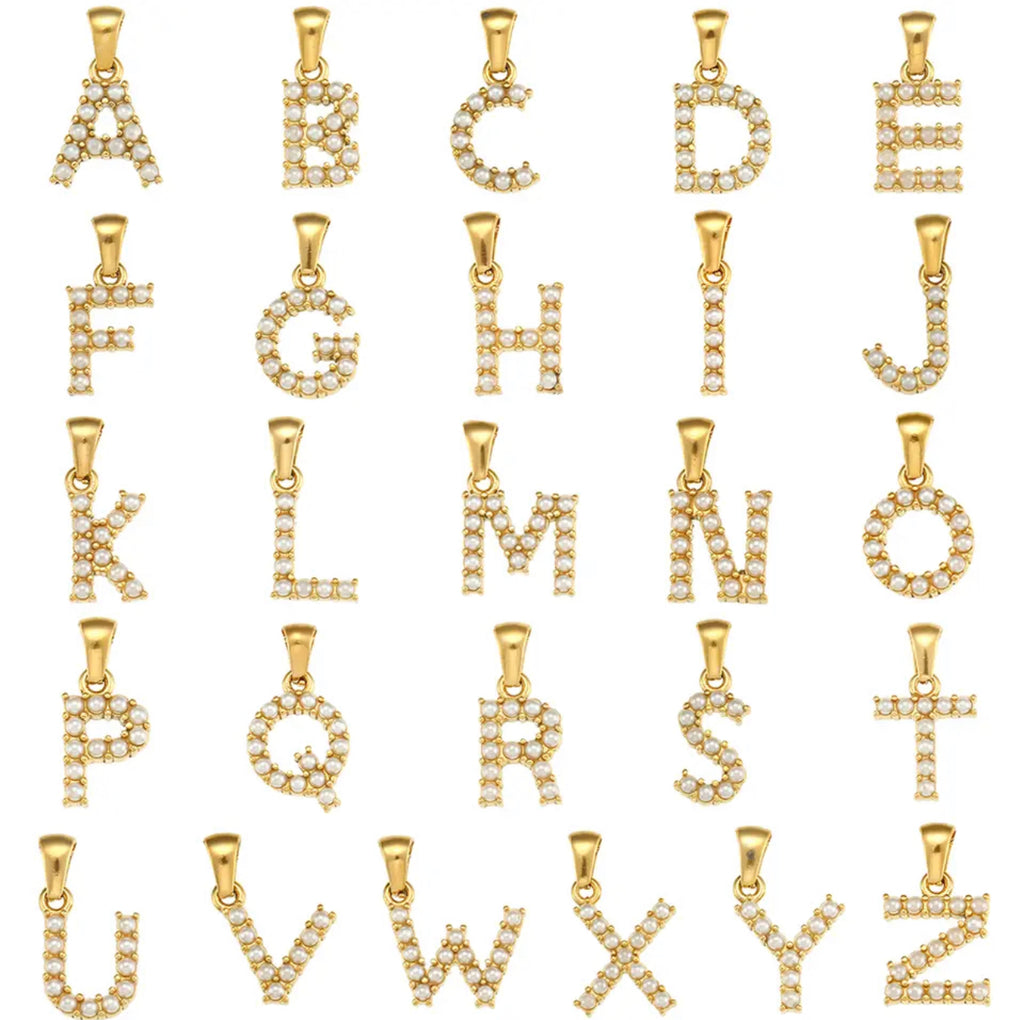 INITIALS IN PEARLS