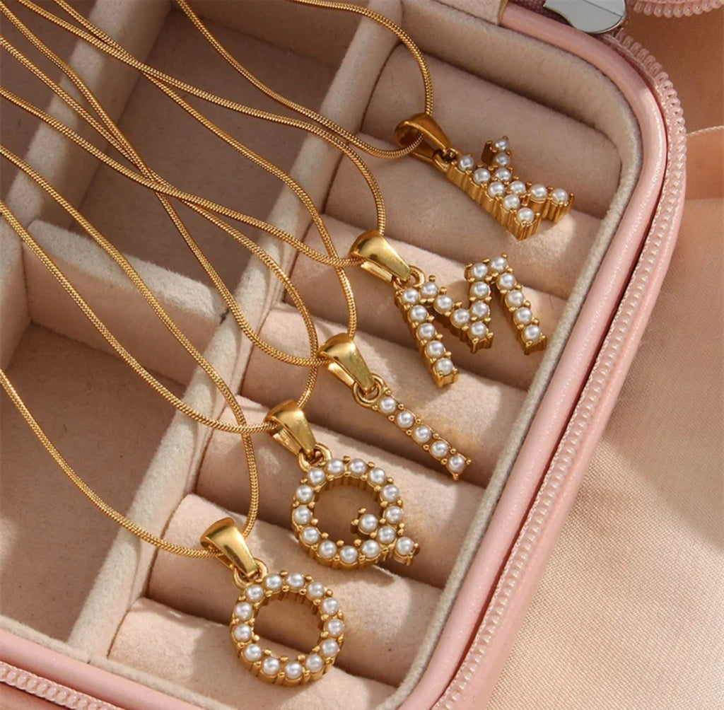 INITIALS IN PEARLS