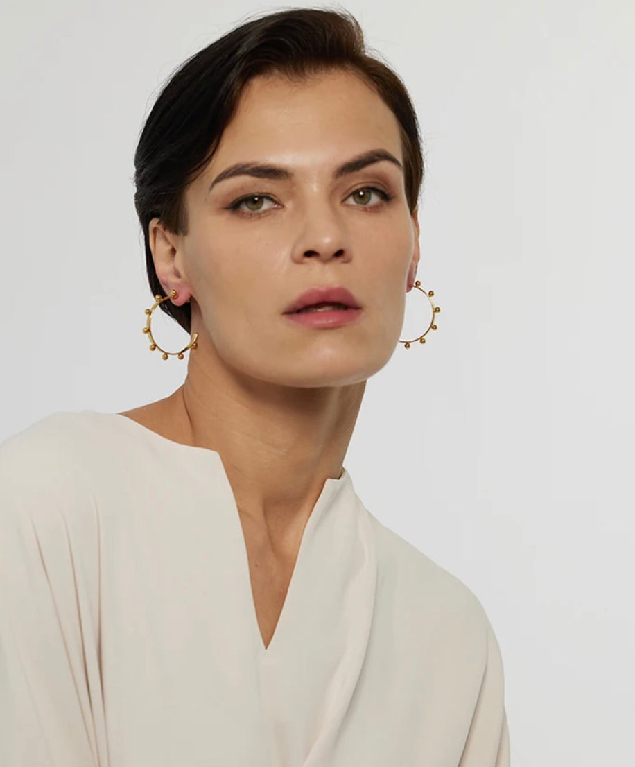 Pearl Hoops