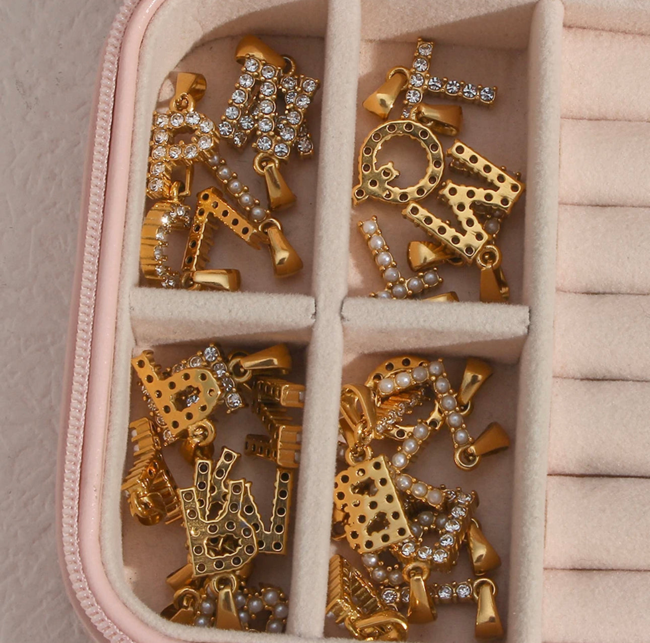 INITIALS IN PEARLS