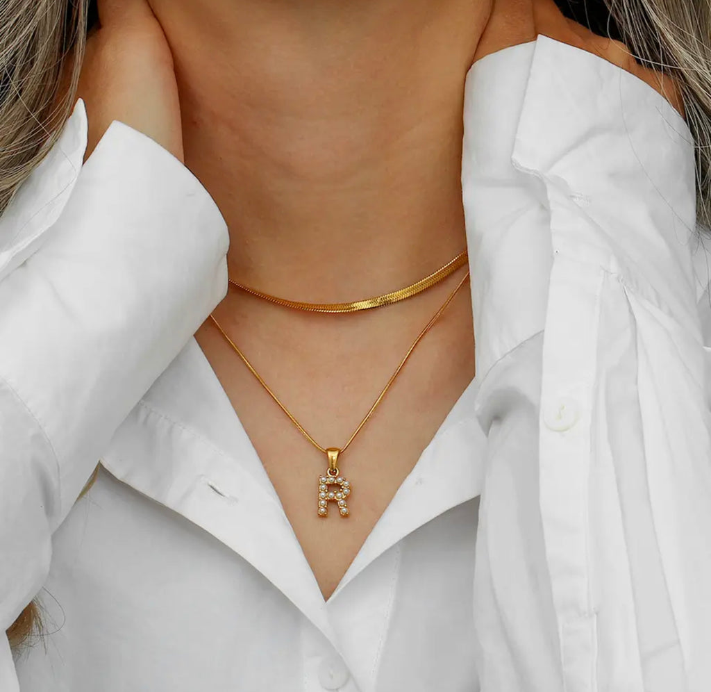 INITIALS IN PEARLS