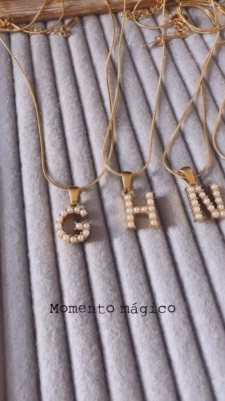 INITIALS IN PEARLS
