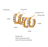 PEARLS HOOPS EARRINGS