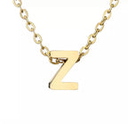 Initials in stainless steel