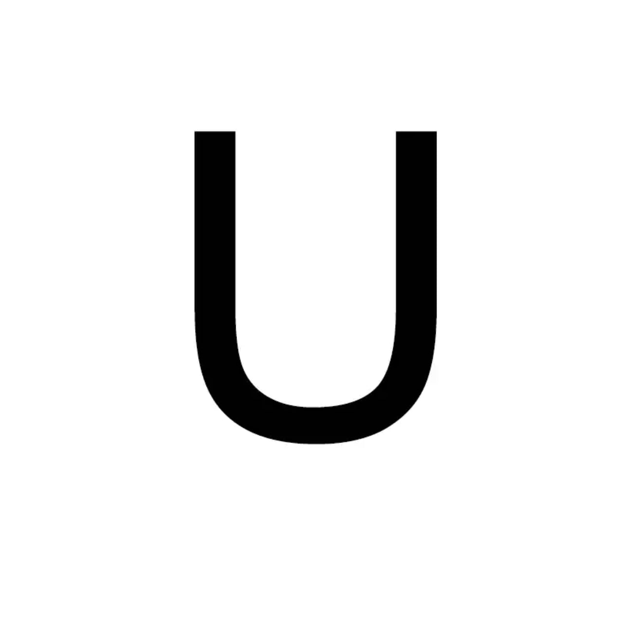 Initials in stainless steel