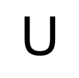 Initials in stainless steel