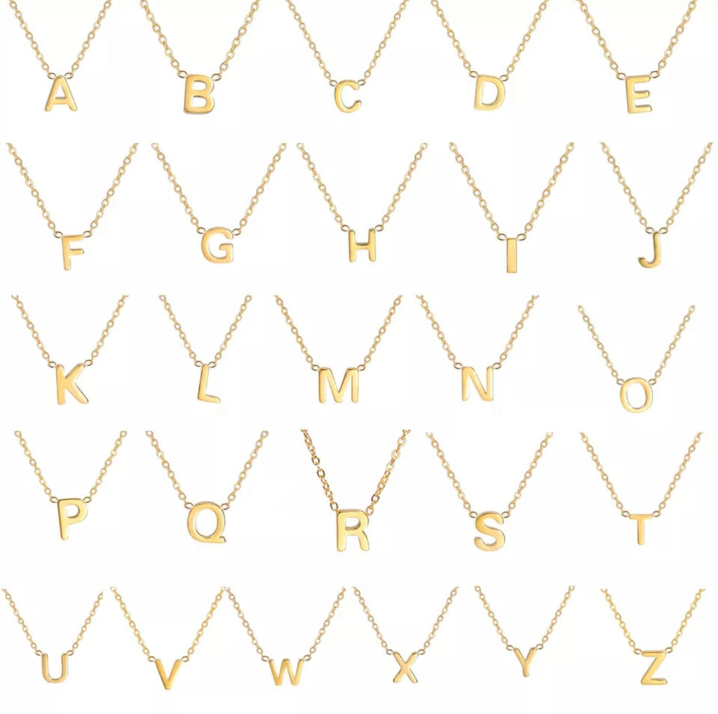 Initials in stainless steel