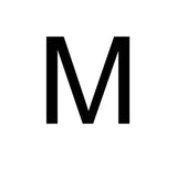 Initials in stainless steel