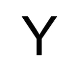 Initials in stainless steel