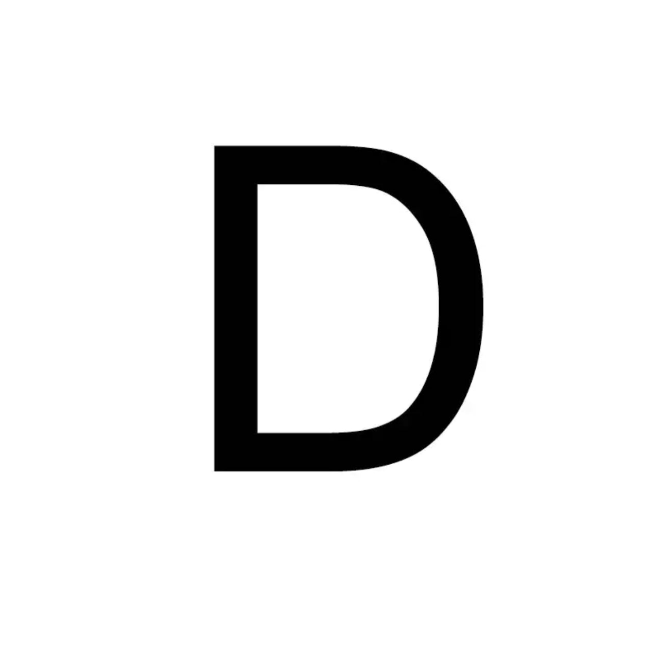 Initials in stainless steel