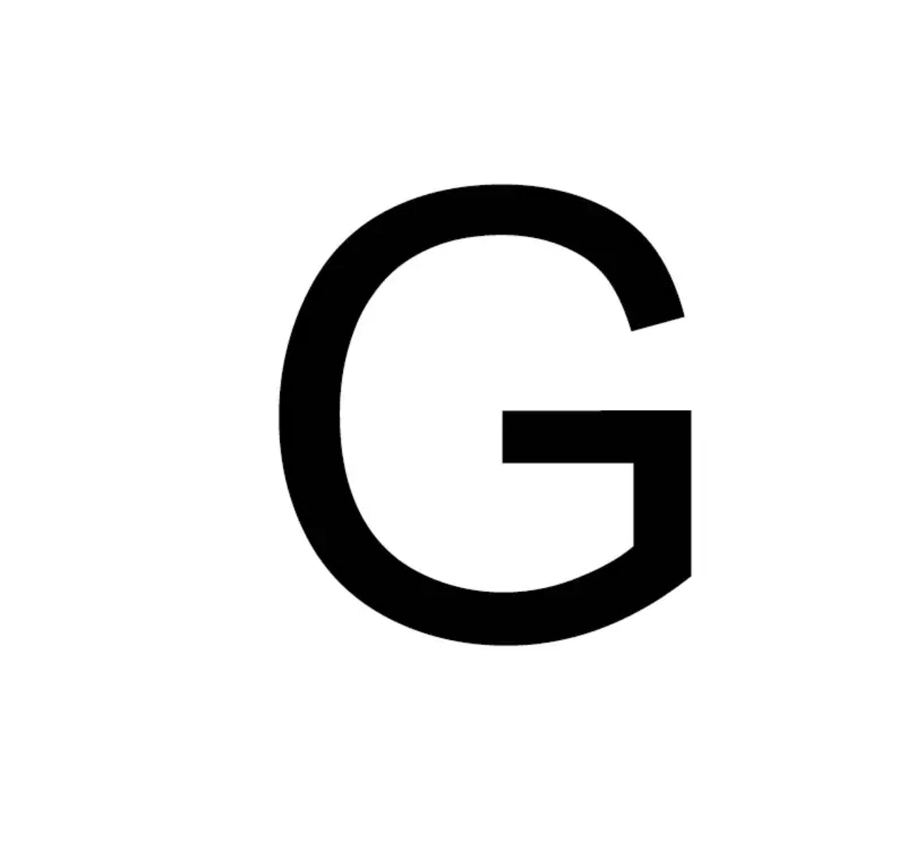 Initials in mother-of-pearl