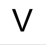 Initials in stainless steel