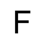 Initials in stainless steel