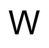 Initials in stainless steel