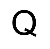 Initials in mother-of-pearl